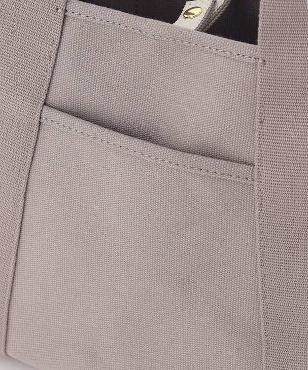 TOCCA FRILL CANVASTOTE キャンバストートバッグ ライトグレー系