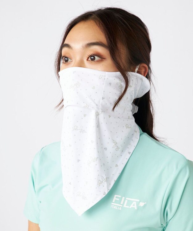 FILA GOLF／marie claire 【FILA GOLF】フェイスマスク ホワイト