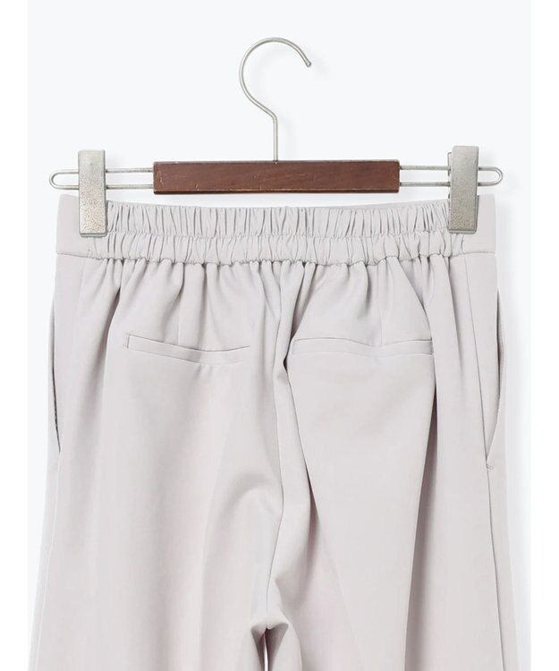 Te chichi 【雑誌掲載アイテム】ダブルクロスイージーワイドパンツ グレー