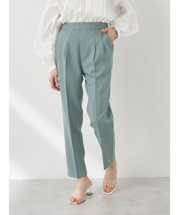 earth music&ecology 接触冷感テーパードパンツ Mint