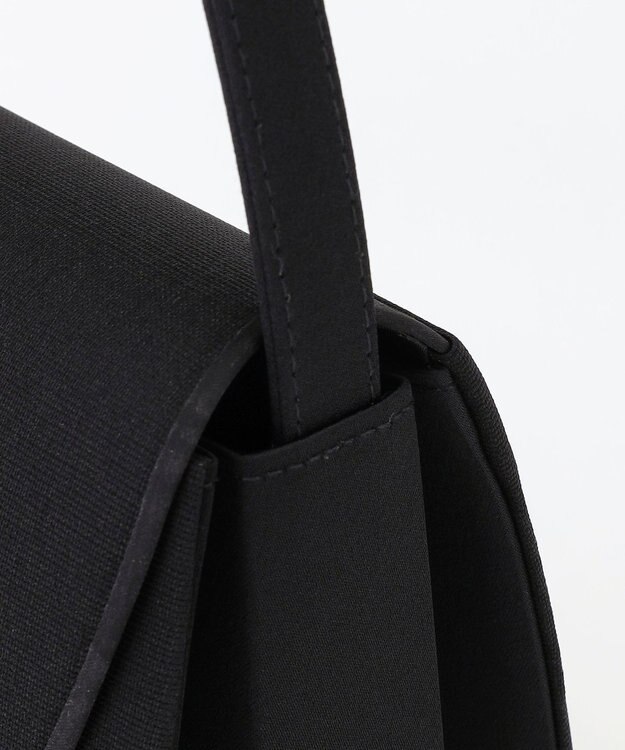 自由区 FORMAL 【日本製】米沢織 インナーマグネット ハンドバッグ ブラック系