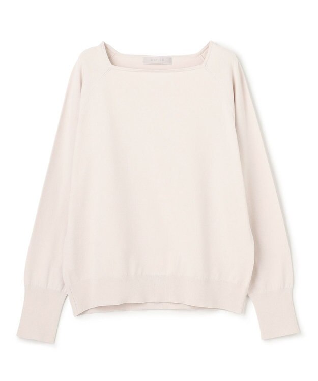 UNFILO マイビューティニット スクエアネック グレージュ