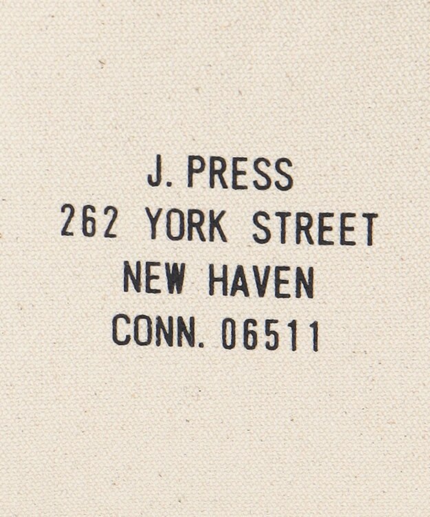 J.PRESS MEN アーチロゴトートバッグ ホワイト系