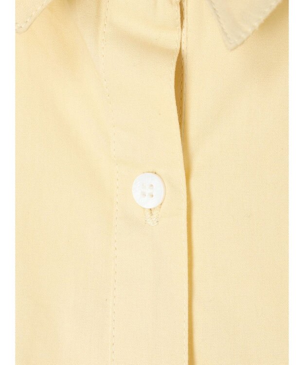 earth music&ecology ワイドスリーブ半袖シャツ Yellow