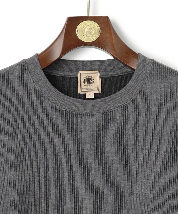J.PRESS MEN 【J.PRESS PREMIUM JERSEY】クルーネック トレーナー グレー系