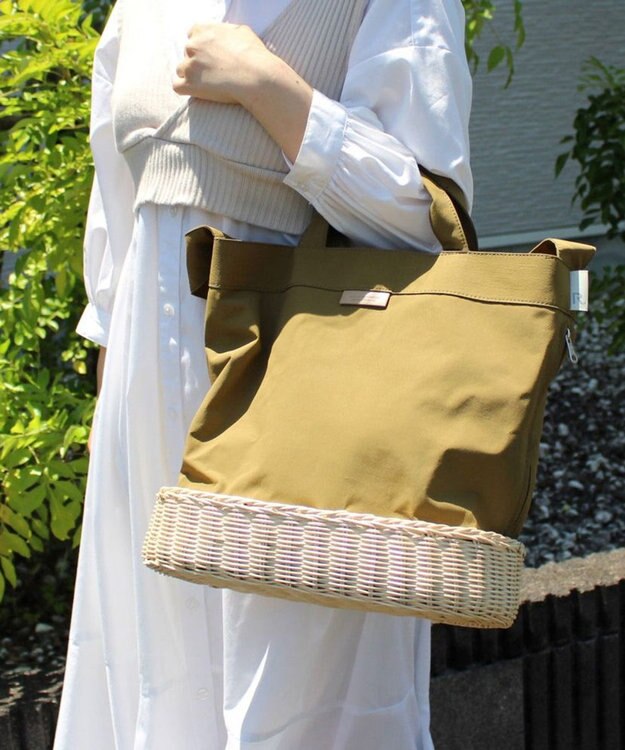 ROOTOTE 2818【ラタン:カゴバッグ】EU.ラウンド.スロース-A 02：グラス