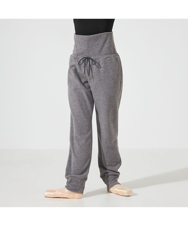 Chacott ウォームアップパンツ グレー杢