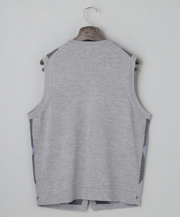 GOTAIRIKU ハイゲージニットベスト ライトグレー系4