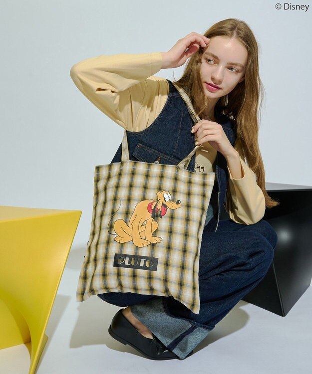 AMERICAN HOLIC 【Mickey&Friends】10ColトートBAG Yellow