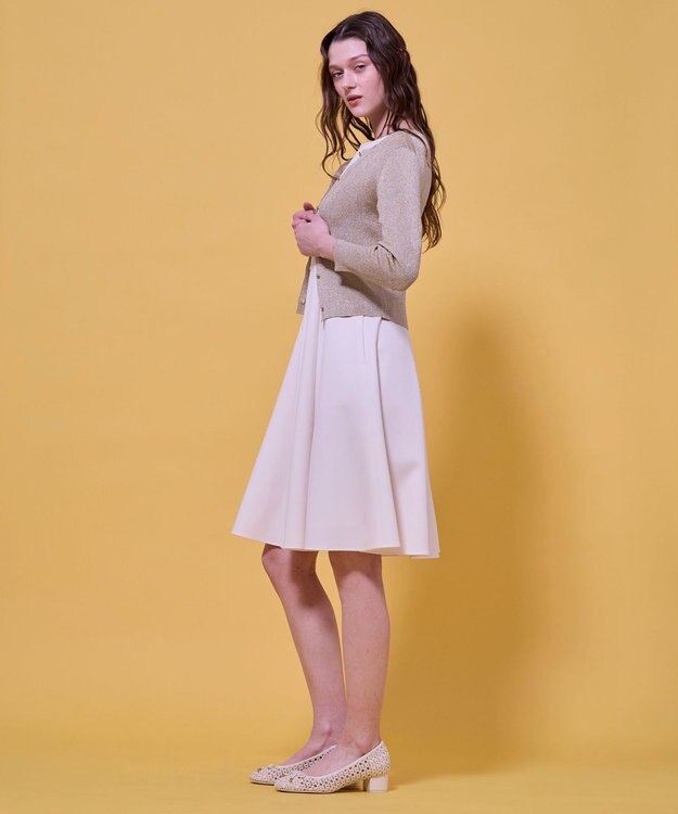TOCCA SPARKLE TOUCH KNIT カーディガン ゴールド系