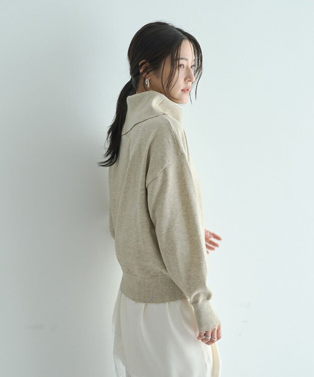 YECCA VECCA オフタートルネックニット Black