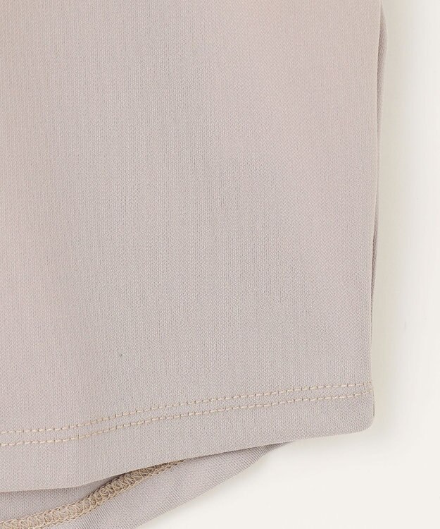 ANY 【洗濯機可】タックスリーブドルマンTシャツ ベージュ