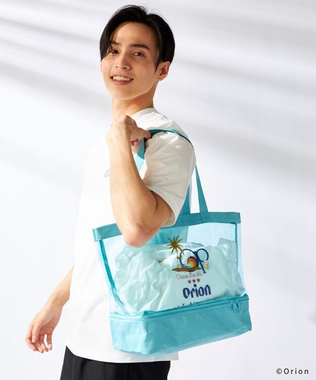 OP／FILA 【Ocean Pacific×ORION】2重底ビニールバッグ