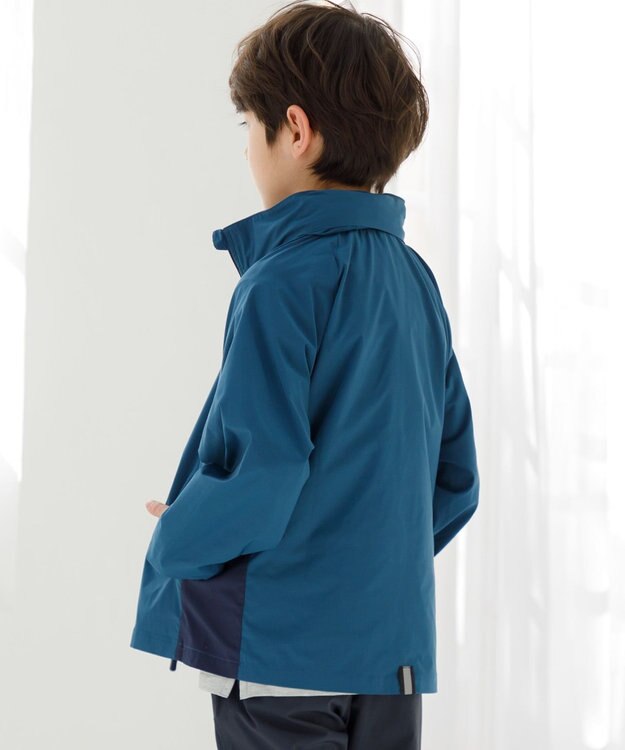 J.PRESS KIDS 【140-170cm】ポリエステルウェザークロス ブルゾン ダルブルー系