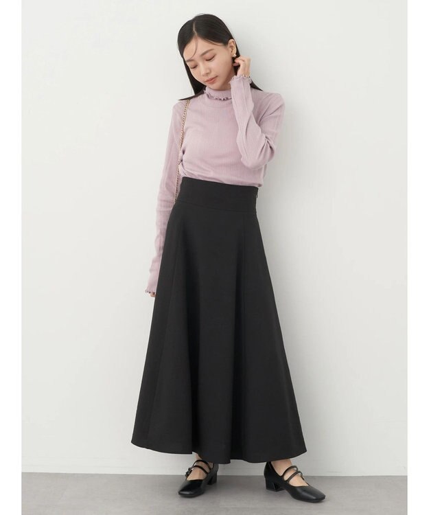 earth music&ecology コットンシアータートルネックプルオーバー Pink