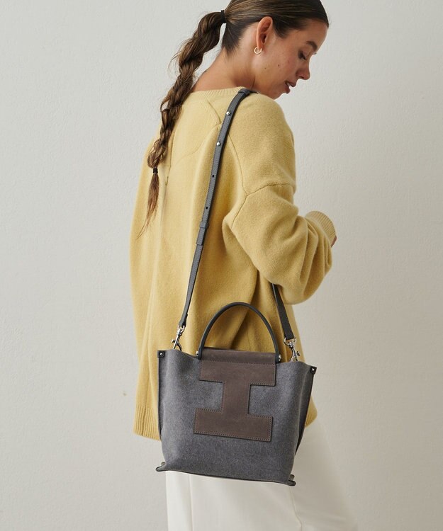IACUCCI ソルベット S CANVAS/SUEDE チャコールグレー