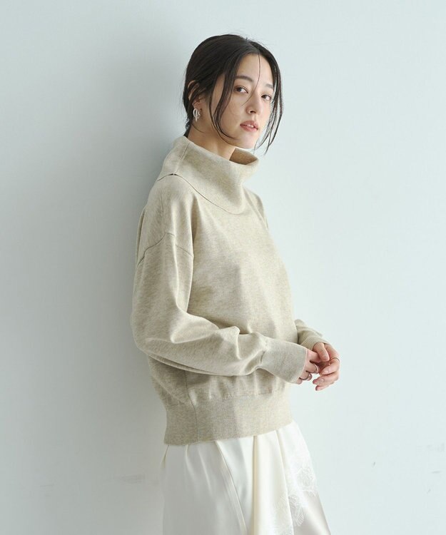 YECCA VECCA オフタートルネックニット Black