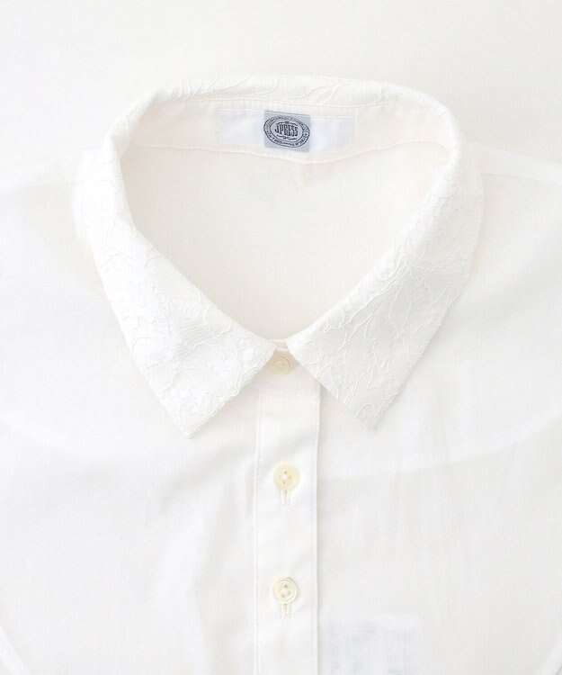 J.PRESS LADIES レース デコカラー 付け襟 ホワイト系