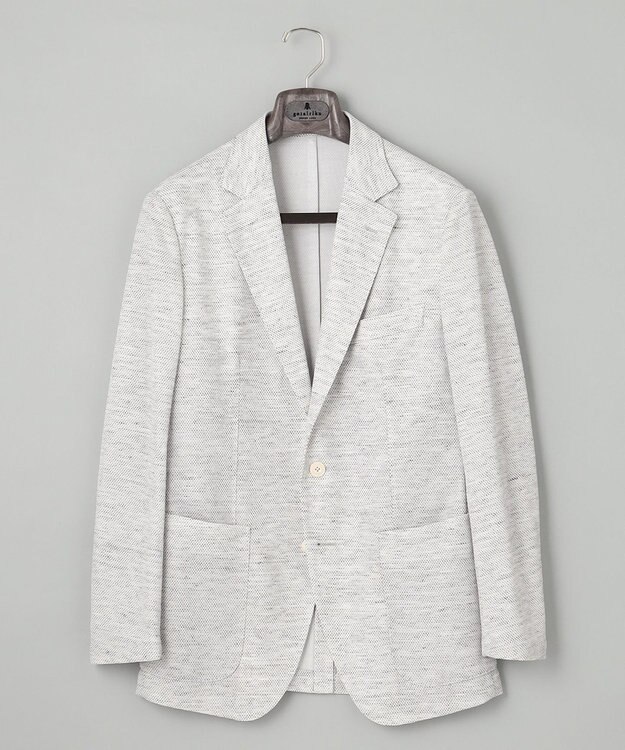 GOTAIRIKU 【ウォッシャブル】ノルマンディーリネン カーディガンジャケット（23年モデル） ライトグレー系8