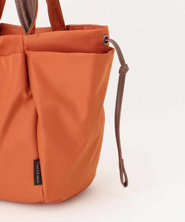 Y'SACCS 【Y’SACCS vous et】コンテナバッグ Ｍサイズ レンガブラウン