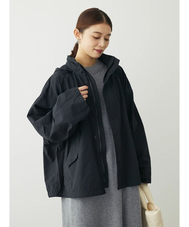 Green Parks 撥水加工　２Ｗａｙナイロンブルゾン Black