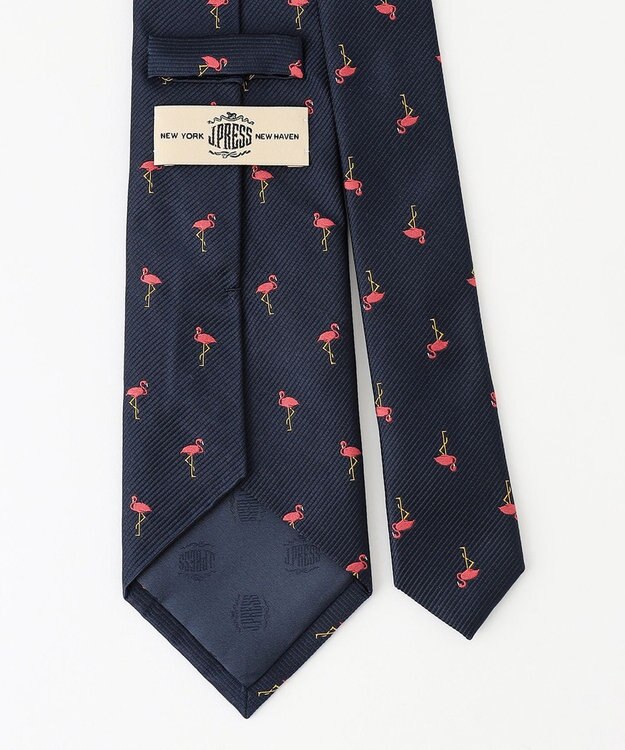 J.PRESS MEN 【J.PRESS STEPHEN WALTERS COLLECTION】フラミンゴモチーフ ネクタイ ネイビー系8