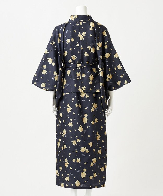 ANY SIS 【着付け簡単5点セット】2WAY セパレート浴衣セット ネイビー系