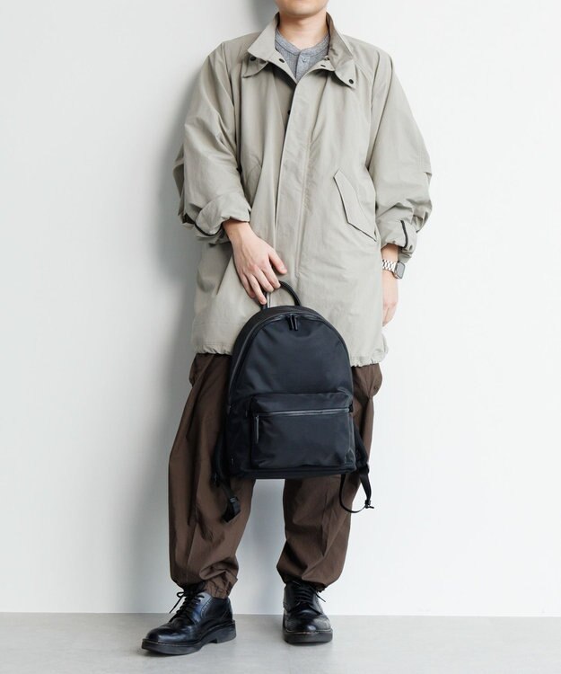 ACE BAGS & LUGGAGE ace. レノウ ビジネスリュック A4サイズ 13.3インチPC収納 2気室 ミニポーチ 20101 エース ジェットブラック