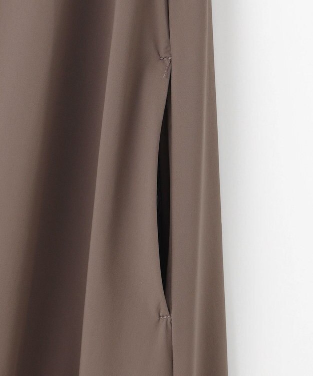 ANY L バルーンシルエットワンピース ブラウン