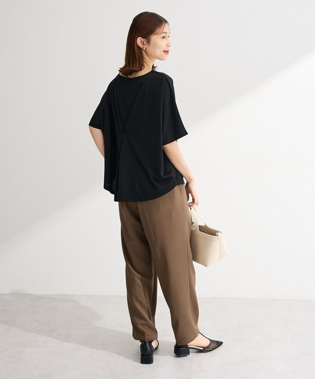 Green Parks マルチ機能バックデザインブラウス Black