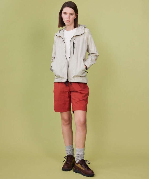 JOSEPH ABBOUD MOUNTAIN 【軽量/ストレッチ/ECO撥水】ライトワシャーストレッチ マウンテンパーカー アイボリー系