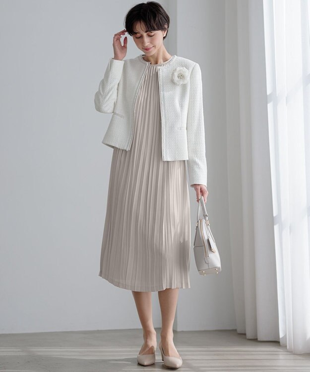 23区 【VERY3月号掲載】ブガッティ型 2WAY トートバッグ ライトグレー系