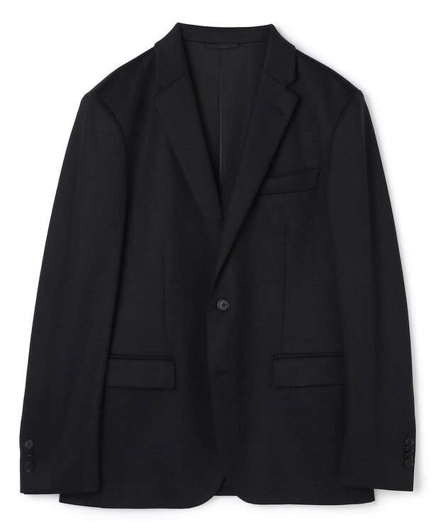 JOSEPH HOMME 新素材【ストレッチ/セットアップ対応】シルキーウールジャージー ジャケット ブラック系