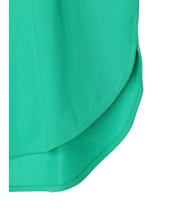 Green Parks 汗じみ防止５分袖チュニック Off White