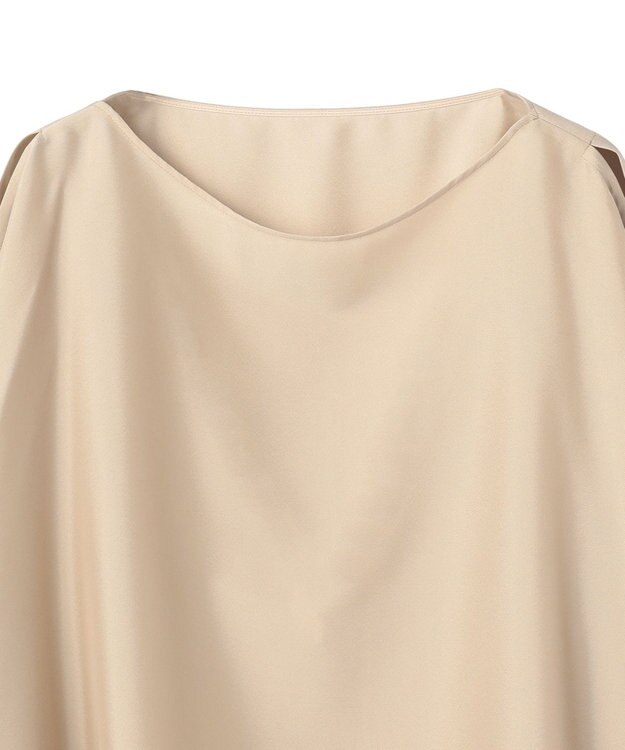 BEIGE， PERIDOT / 2WAYスリーブ ドレープブラウス Nude