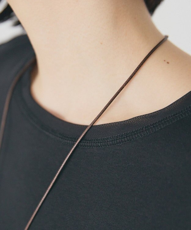 AMERICAN HOLIC 袖チュールレイヤードプルオーバー Black