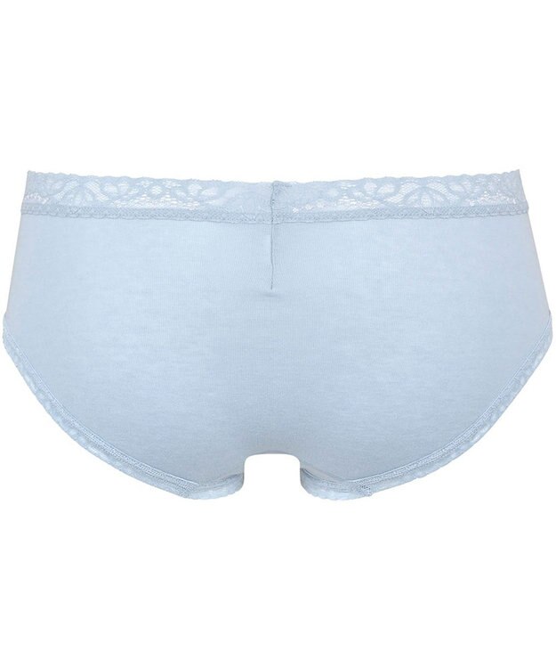 Wing ショーツ　【デイリーフィットやわらかコットン】　ここちよいフィット感　はきこみ丈あさめ　EC2200　ウイング／ワコール ブルー