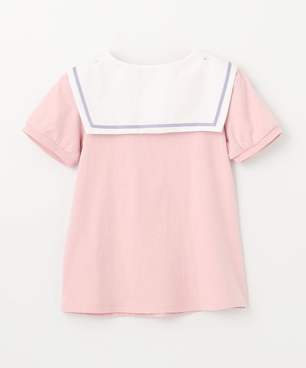 ANY KIDS セーラーカラー Tシャツ ピンク