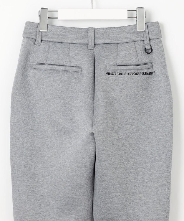 23区GOLF 【WOMEN】ダンボールニットパンツ 履き心地抜群でポケット付き！近所へのお出かけに◎ ライトグレー系