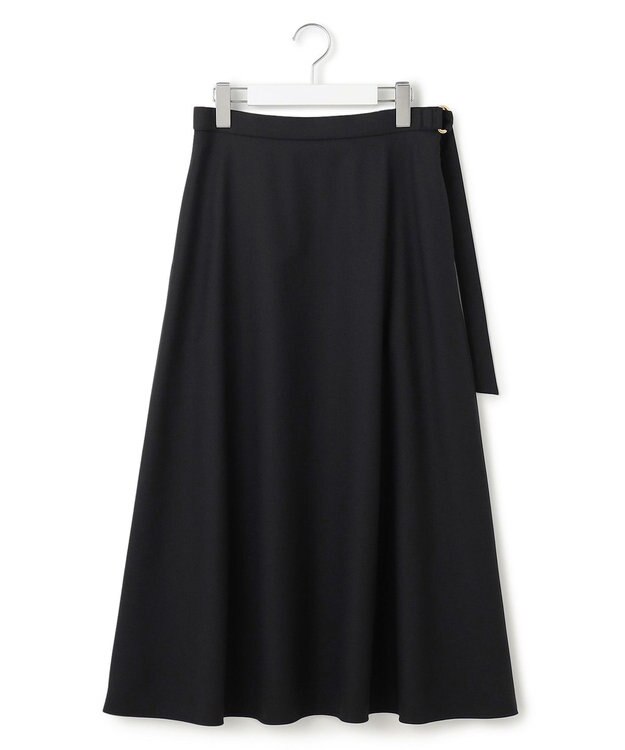 23区 S 【VERY10月号掲載】メリノウールサテン スカート ブラック系