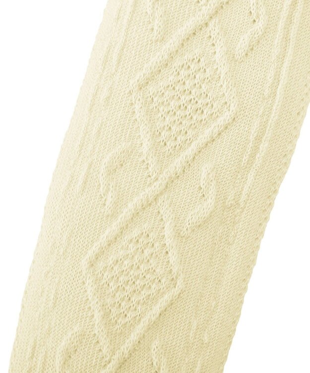 MIKI HOUSE HOT BISCUITS 【70-120cm】 アーガイル柄 タイツ アイボリー