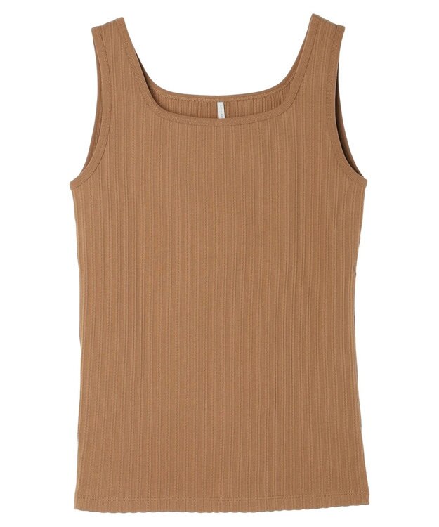 AMERICAN HOLIC 針抜きメッシュタンクトップ Camel