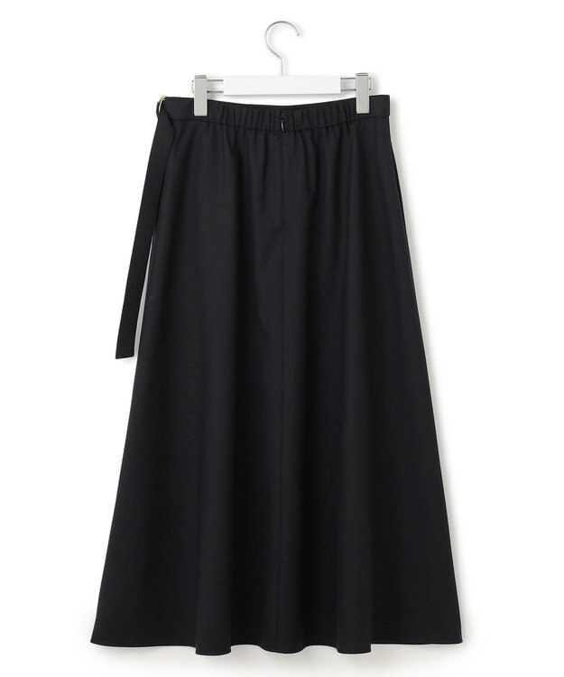 23区 S 【VERY10月号掲載】メリノウールサテン スカート ブラック系