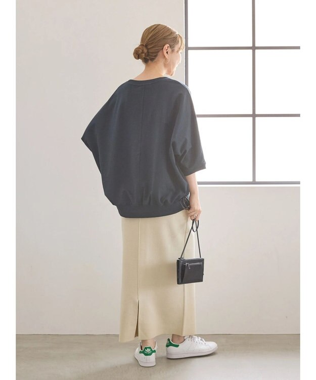 AMERICAN HOLIC ドルマンミニ裏毛プルオーバー① Dark Navy