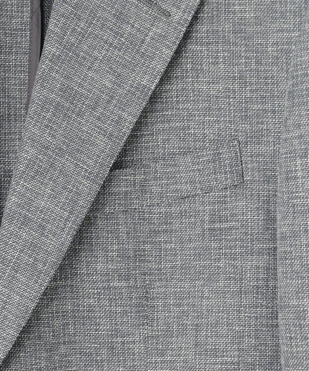 J.PRESS MEN 【NEW STAGE】 KASURI DYEING メッシュ ジャケット ライトグレー系