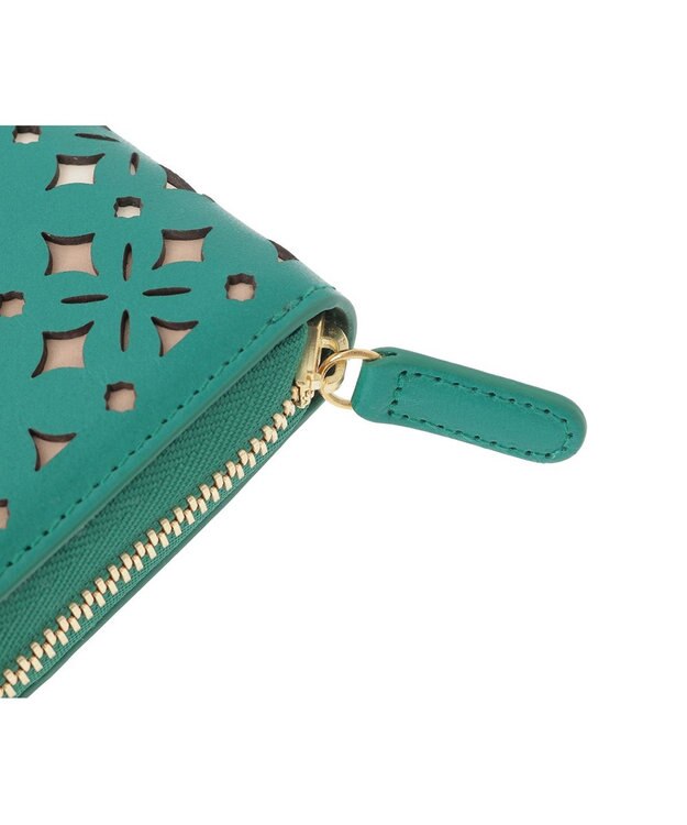 genten クアドリフォリオ ミニ財布 エメラルド