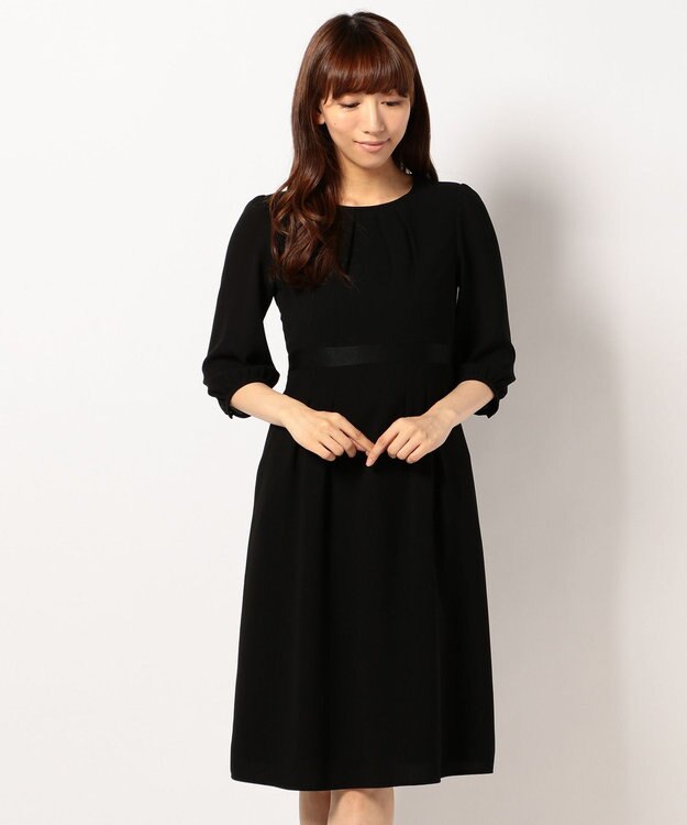 組曲 NOIR ガーシュストレッチバーズアイ ブラック系