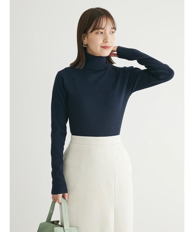 Green Parks もちやわ　タートルプルオーバー Navy