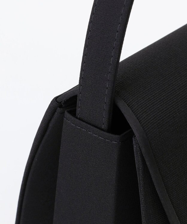 自由区 FORMAL 【日本製】米沢織 インナーマグネット ハンドバッグ ブラック系