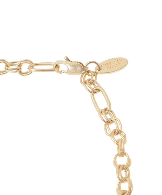AMERICAN HOLIC ボリュームチェーンショートネックレス Gold